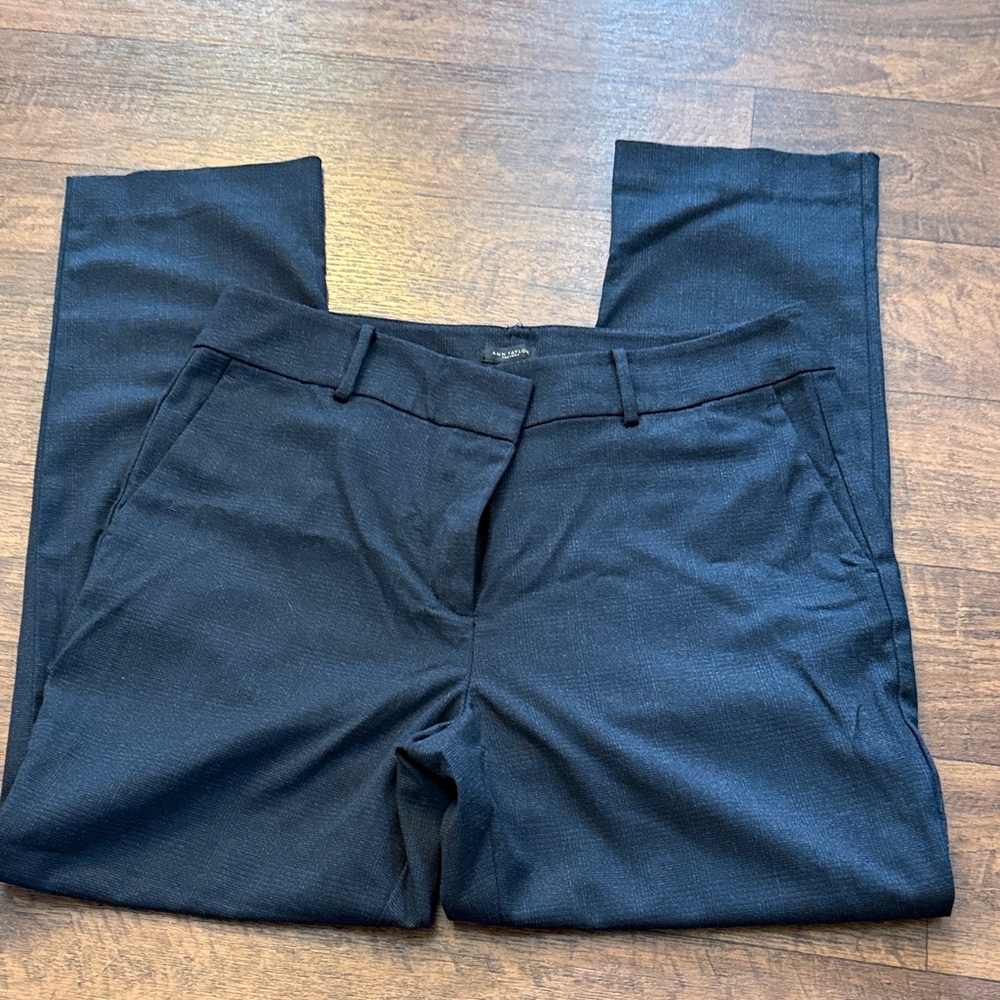 Ann Taylor Black Straight Leg Pants